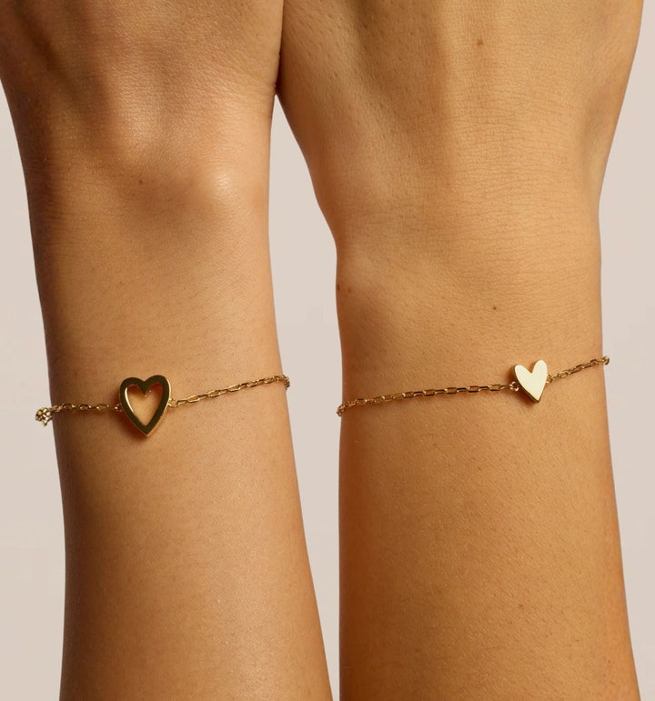 Conjunto Dos Corazones puesto