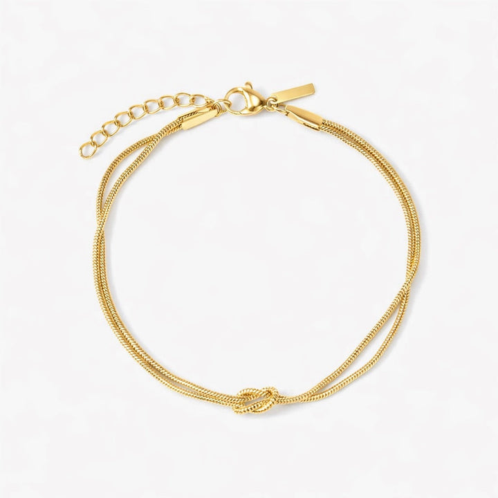 Pulsera Lazo Eterno oro