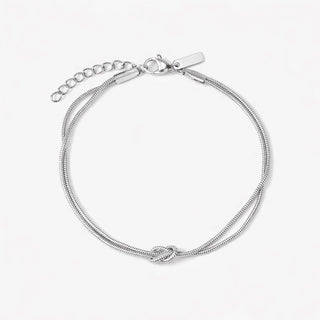 Pulsera Lazo Eterno plata