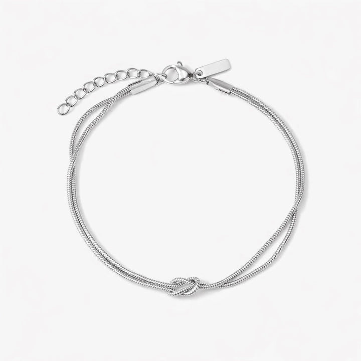 Pulsera Lazo Eterno plata