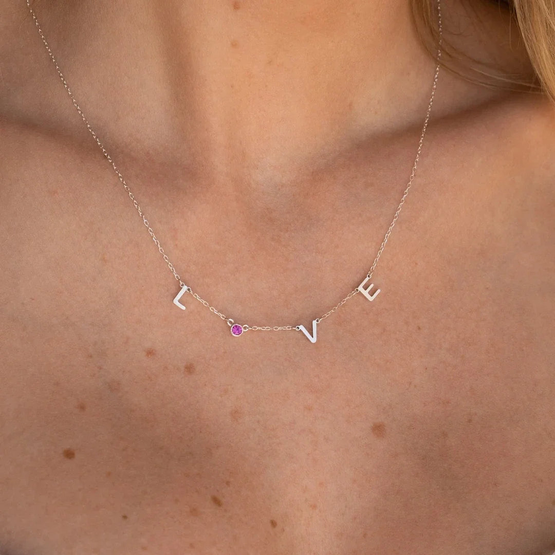 Collar Mia plata LOVE