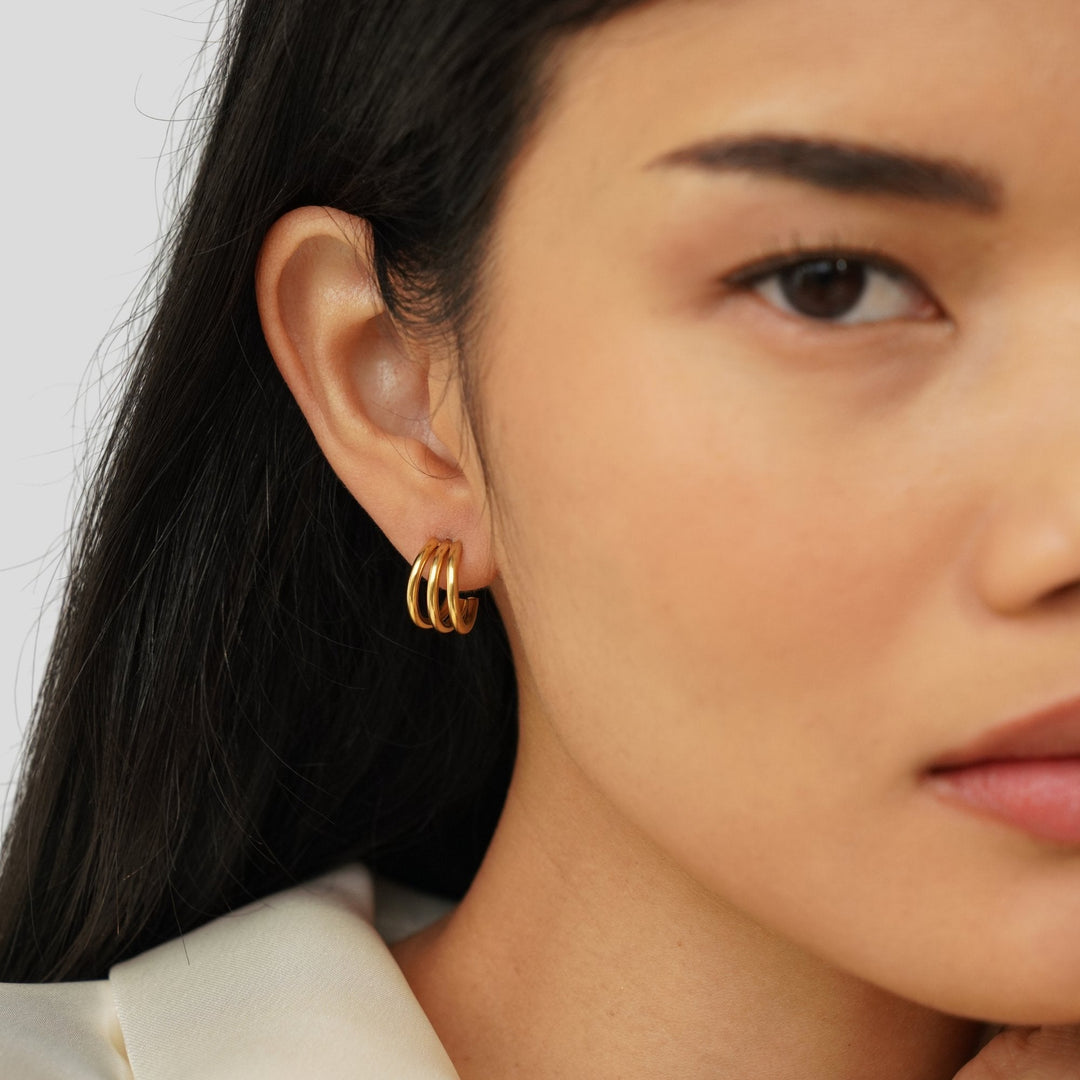 PENDIENTES VIOLETA