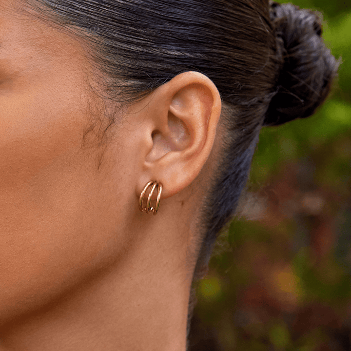 PENDIENTES VIOLETA