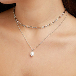 Collar Ángela plata