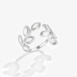 Anillo Laurel plata