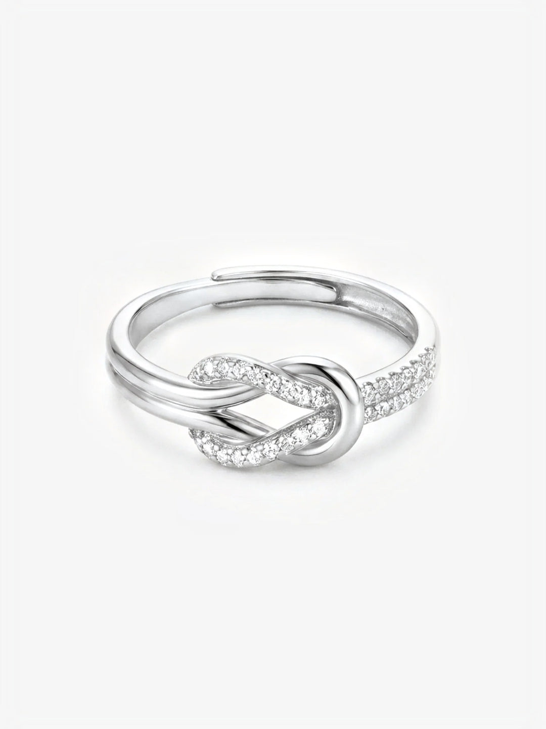 Anillo Nudo de Amor plata