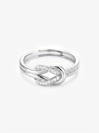 Anillo Nudo de Amor plata