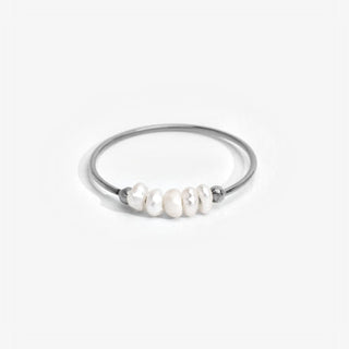 Anillo Perla plata