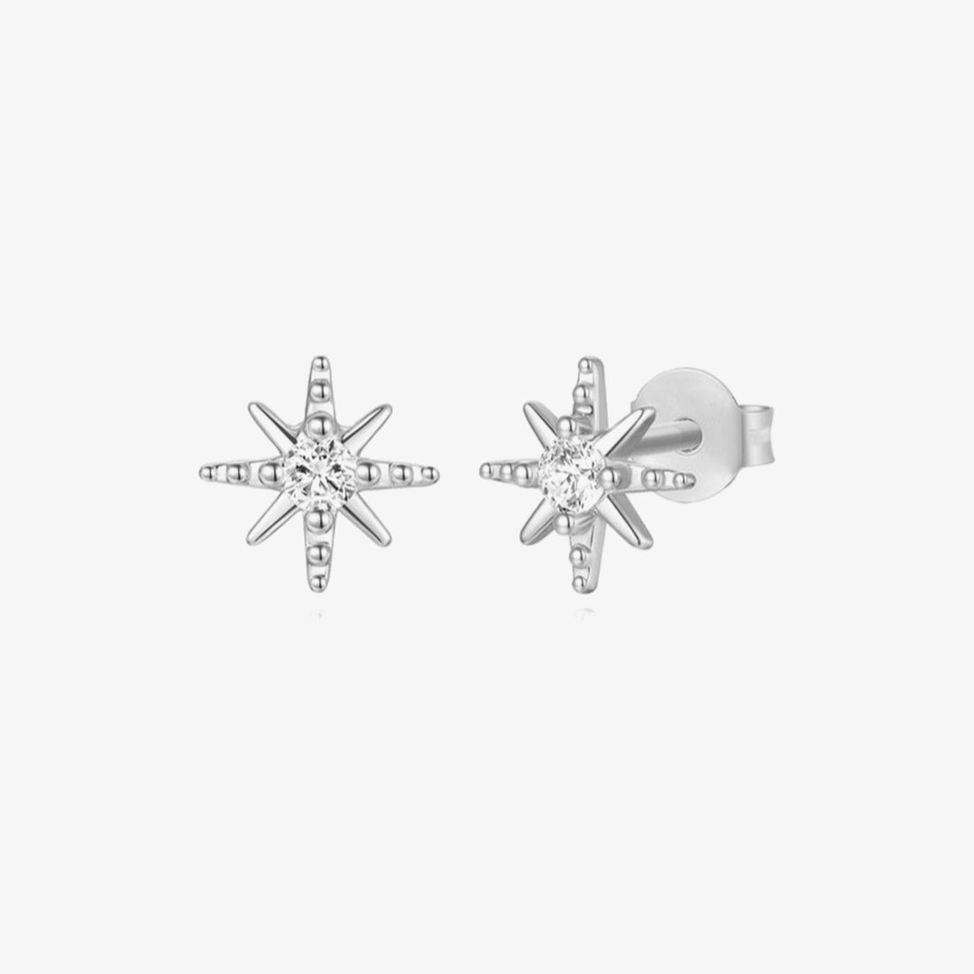Pendientes Alba plata