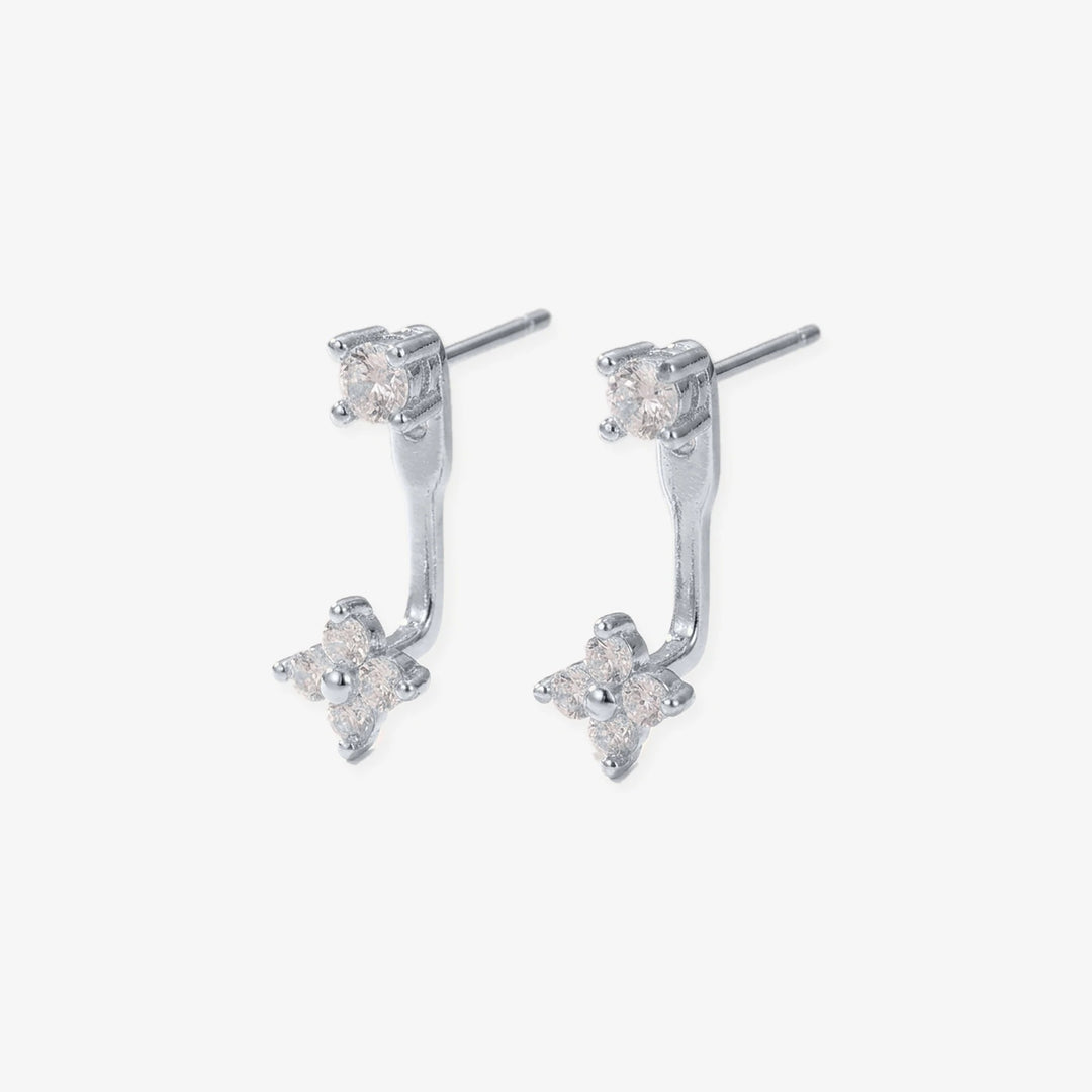 Pendientes Aura plata