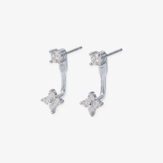 Pendientes Aura plata