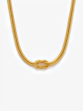 Collar Nudo de Amor oro