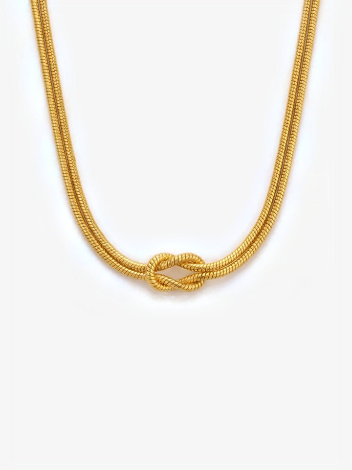 Collar Nudo de Amor oro