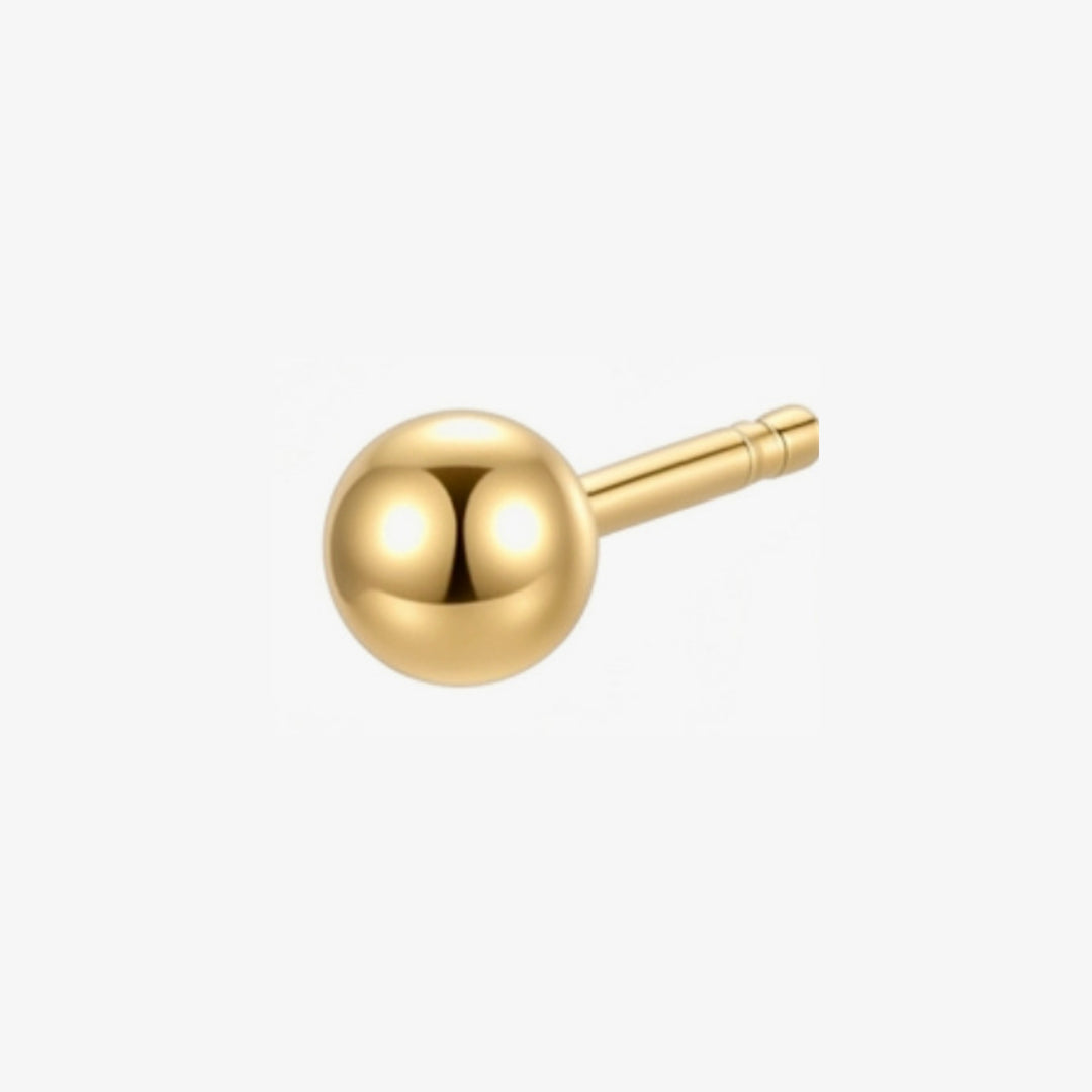 Pendiente Punto en oro, unidad