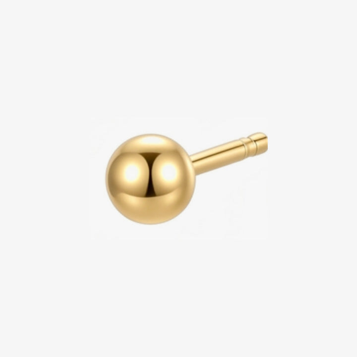 Pendiente Punto en oro, unidad
