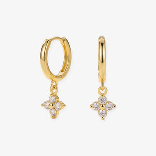 Aros Trébol oro