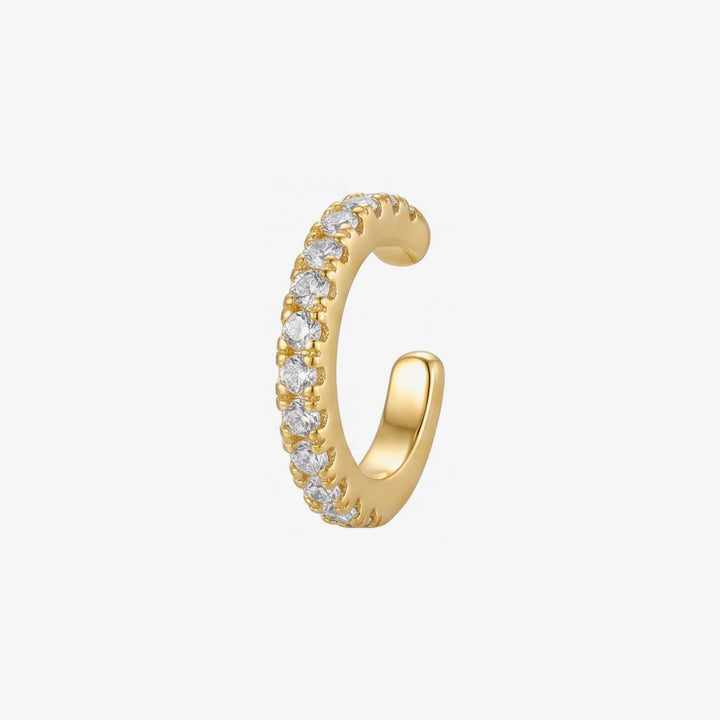 Earcuff Halo en oro, unidad