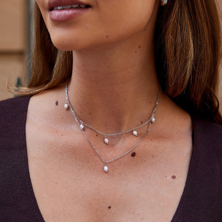 Collar Kayla plata