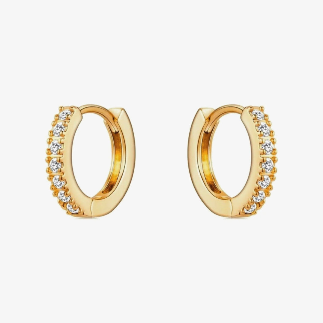 Aros Brillo oro