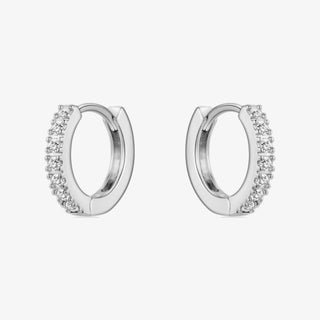 Aros Brillo plata