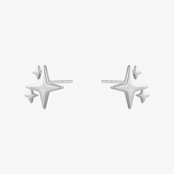 Pendientes Chispa plata