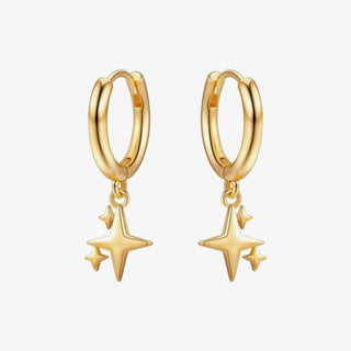 Pendientes Lucero oro