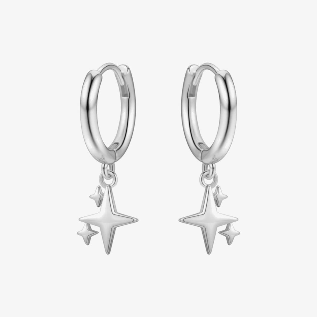 Pendientes Lucero plata