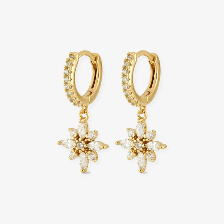 Aros Dalia en oro