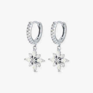 Aros Dalia en plata