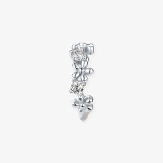 Earcuff Ramo en plata, unidad