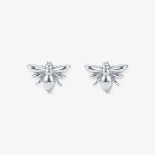 Pendientes Abeja en plata