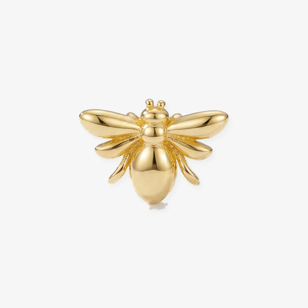 Pendientes Abeja en oro, unidad