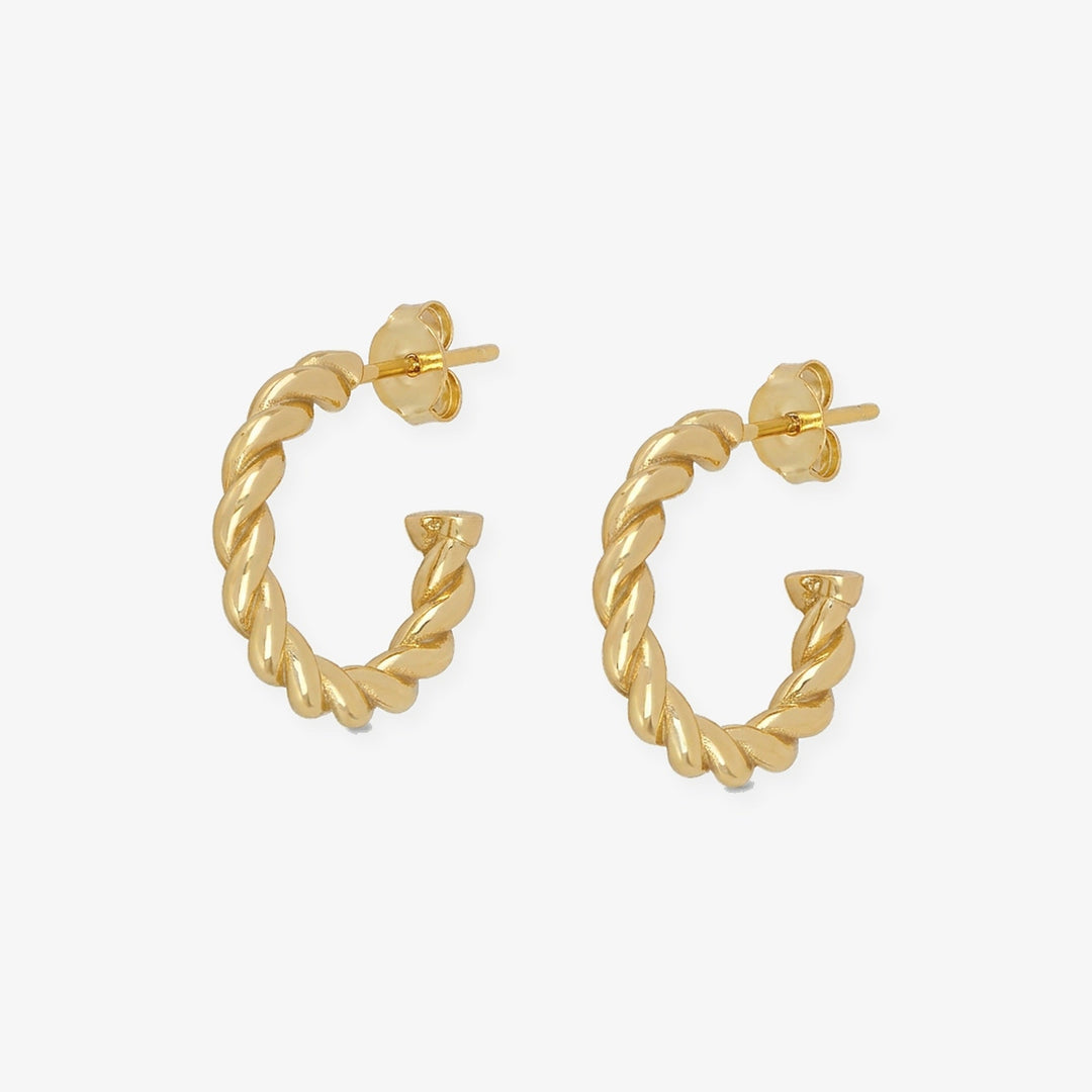 Aros Espiga en oro
