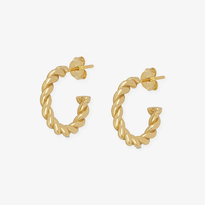 Aros Espiga en oro