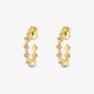 Aros Panal en oro