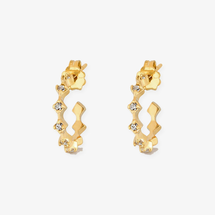 Aros Panal en oro