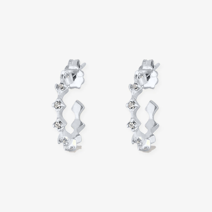 Aros Panal en plata