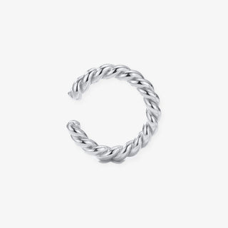 Earcuff Trenza plata