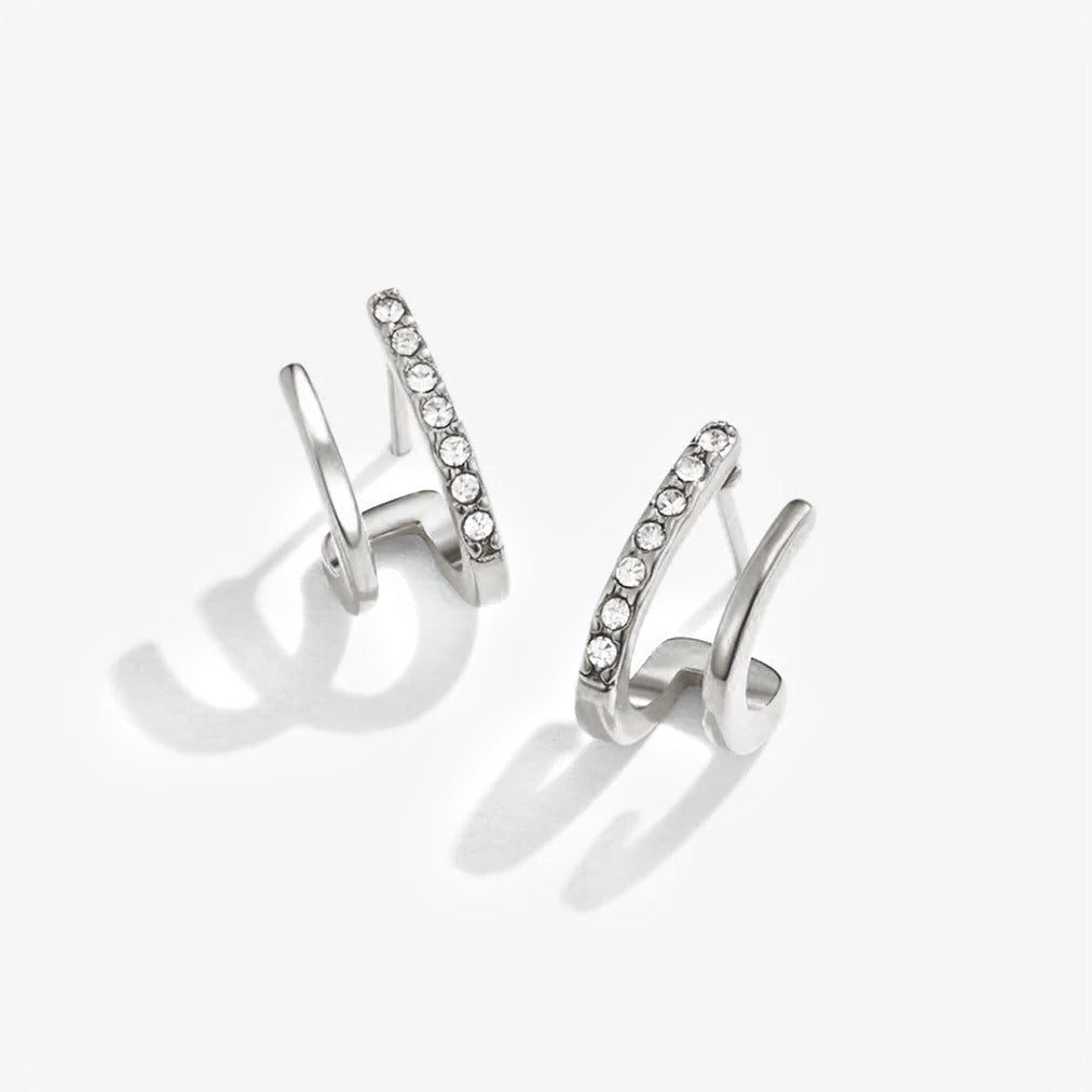 Pendientes Calista plata