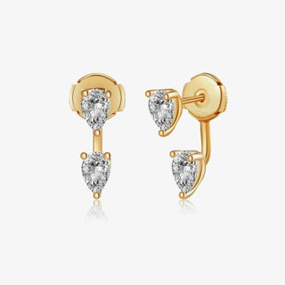 Pendientes Dos Gotas oro