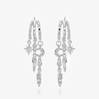 Pendientes Nyx plata