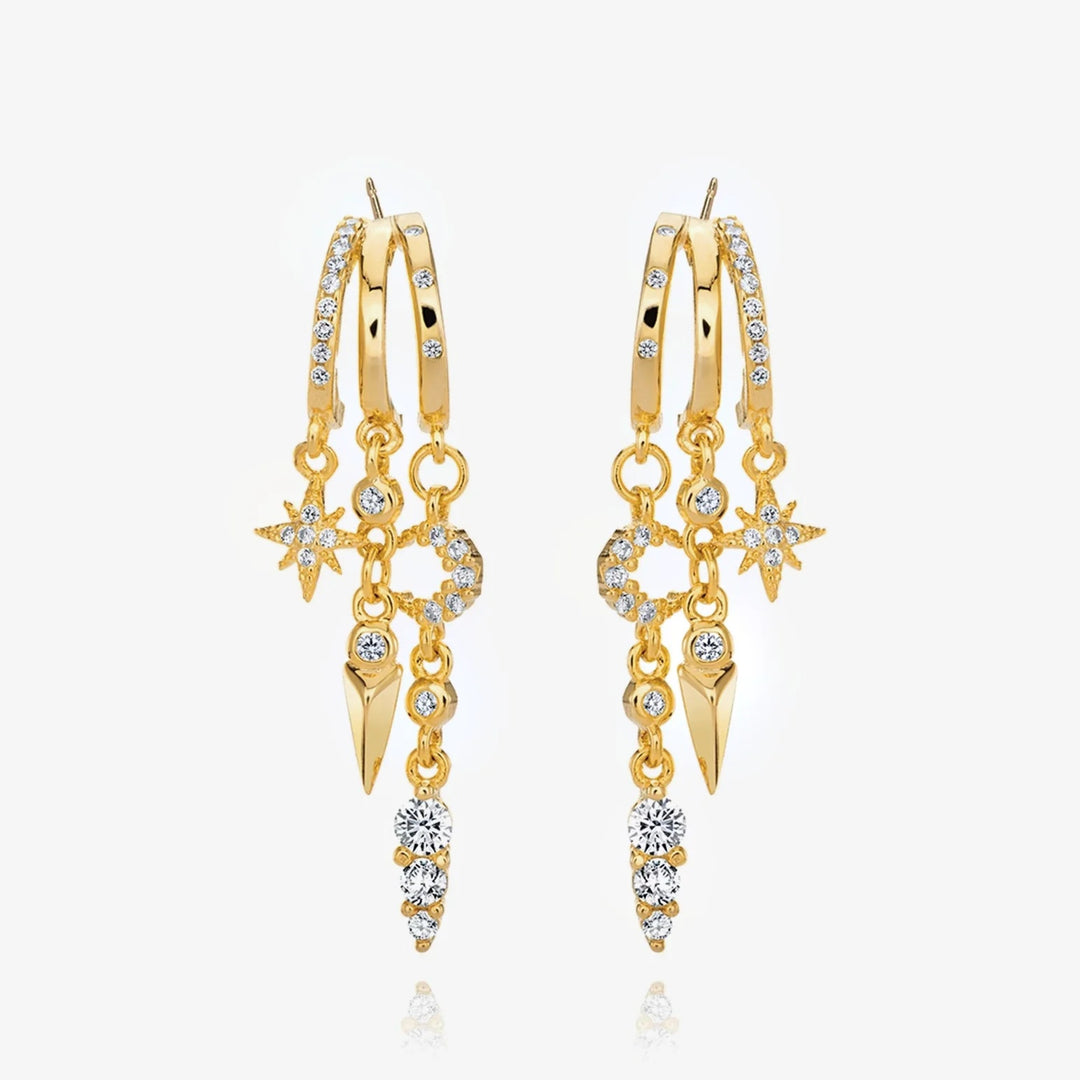 Pendientes Nyx oro