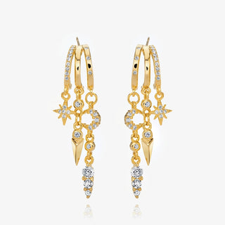 Pendientes Nyx oro