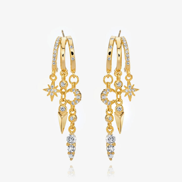 Pendientes Nyx oro