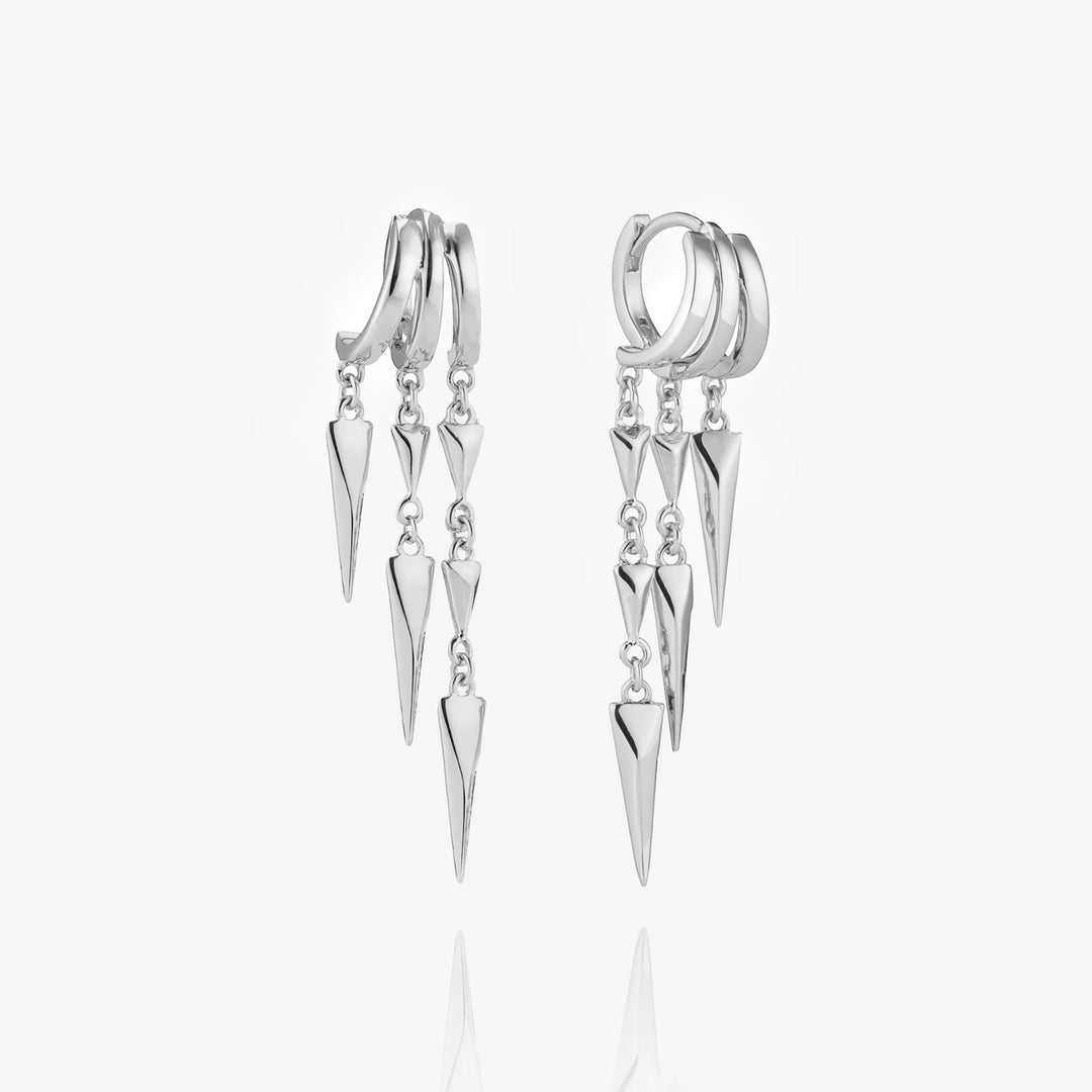 Pendientes Paloma plata