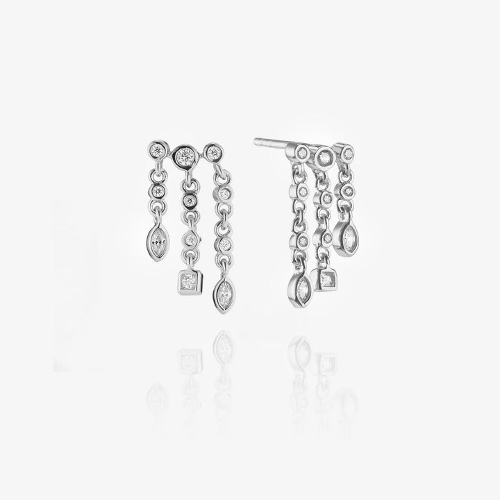 Pendientes Paros plata