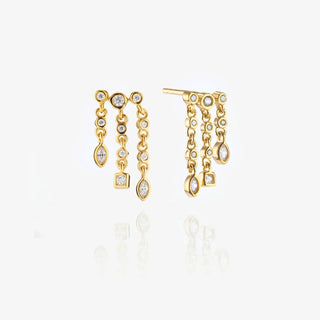 Pendientes Paros oro