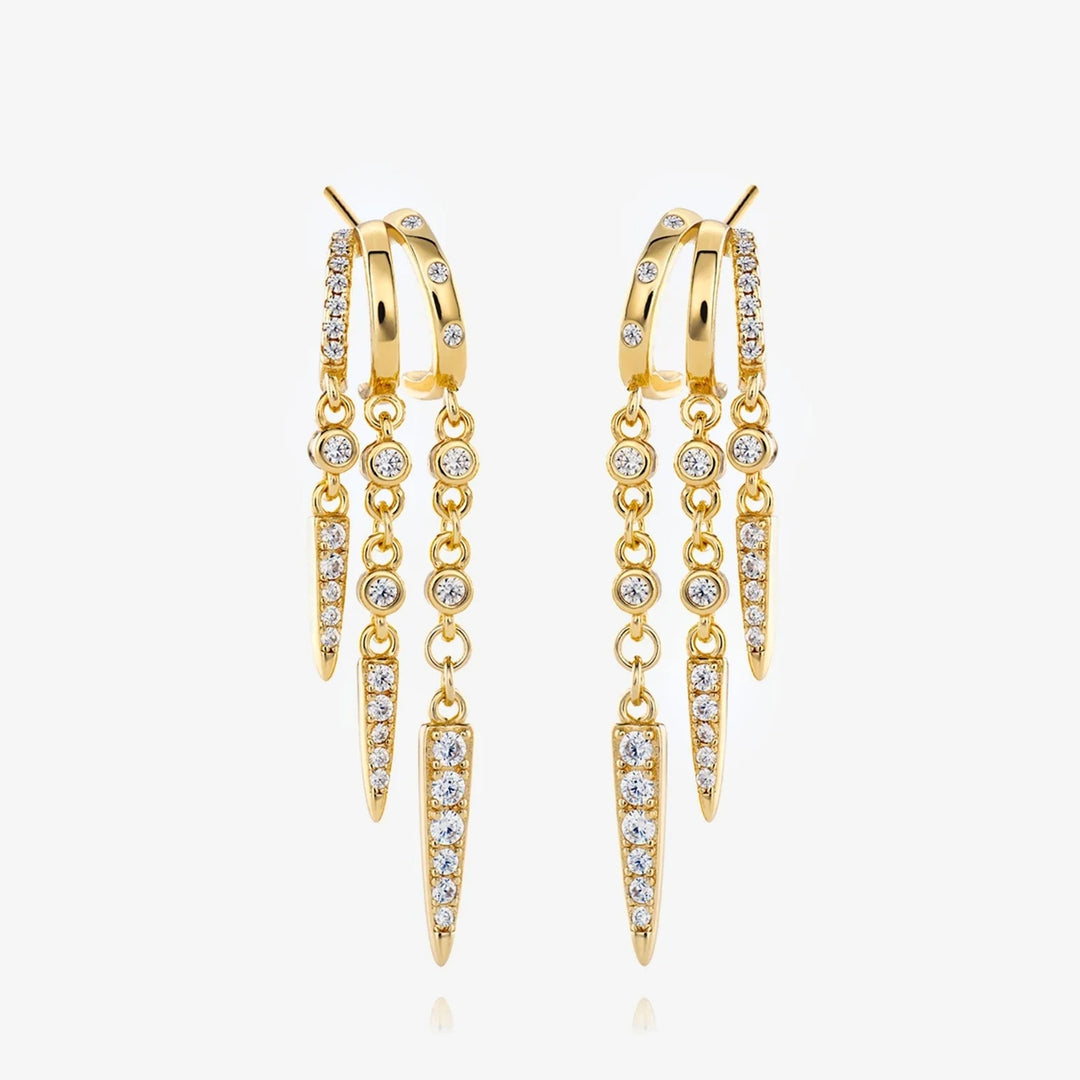 Pendientes Rio oro