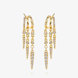 Pendientes Rio oro