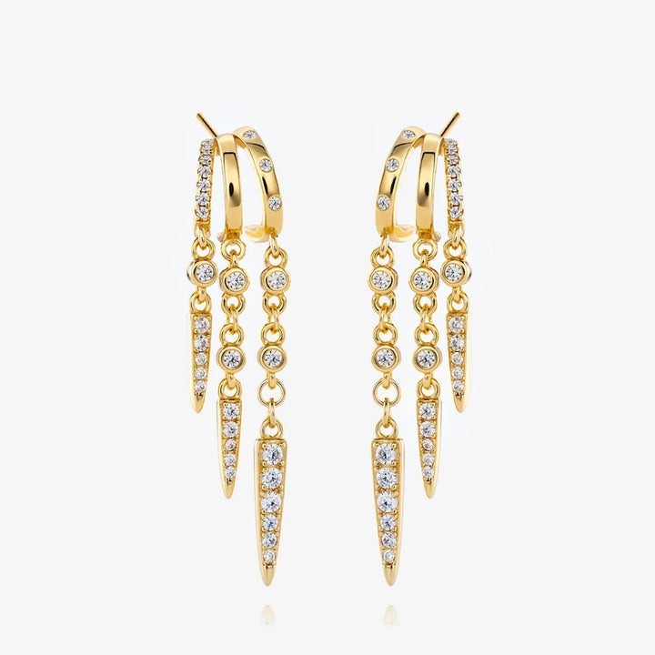 Pendientes Rio oro